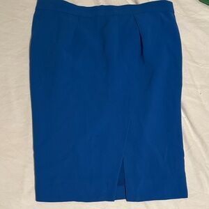 J. Crew Vibrant Blue Pencil Skirt